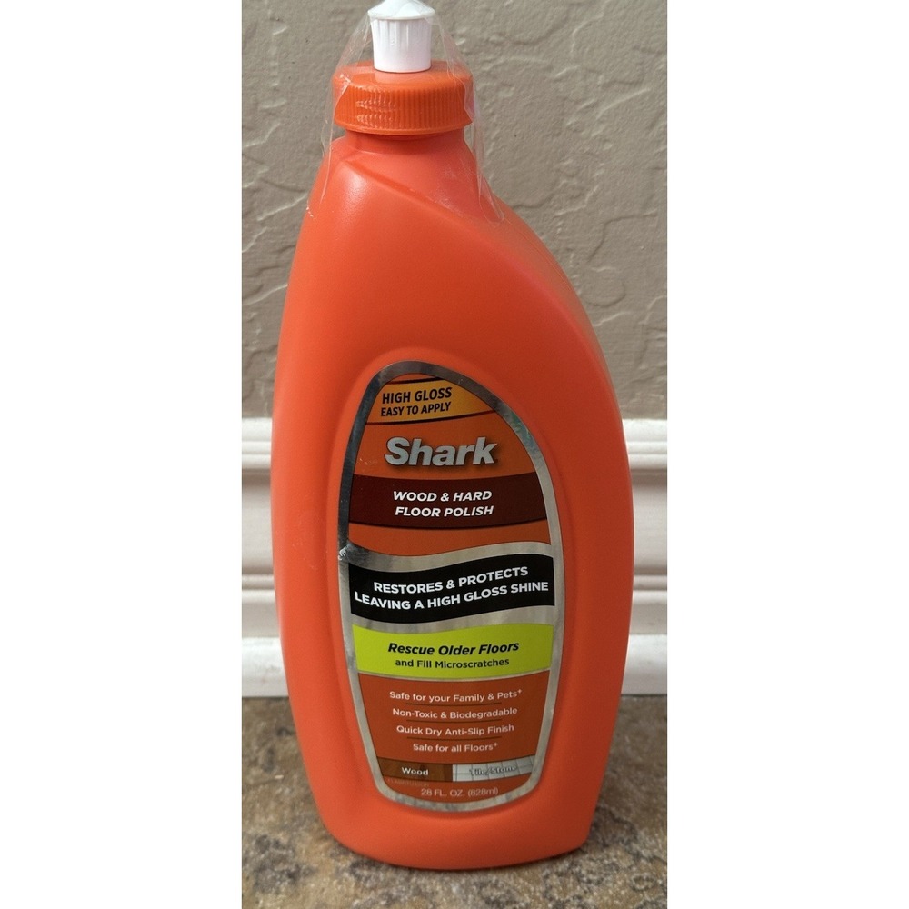 SHARK Wood & Hard Floor Polish 28 oz. High Gloss 90% Full Discontinued
